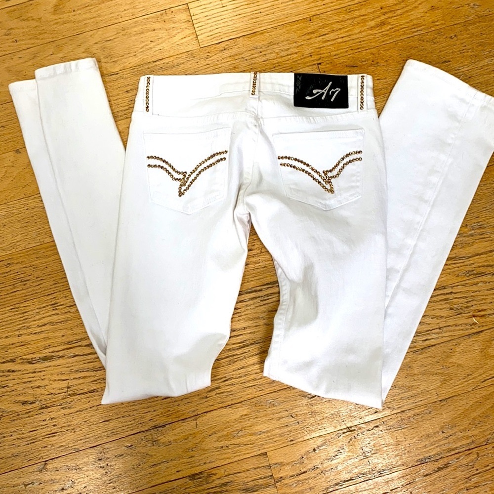 A7 Swarovski Crystal Jeans